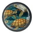 thumbnail image 1 of 4 Pcs Sea Turtle Knobs for Kitchen Cabinet Cupboard Dresser Bookcase Drawer Pulls Handles Round Home Decor, 1 of 8