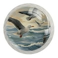 thumbnail image 1 of 4 Pcs Seagull Knobs for Kitchen Cabinet Cupboard Dresser Bookcase Drawer Pulls Handles Round Home Decor, 1 of 8