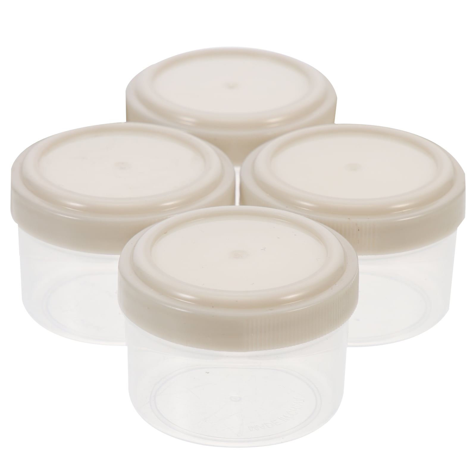 4 Pcs Seasoning Box Spices Household Container Honey Jar Plastic