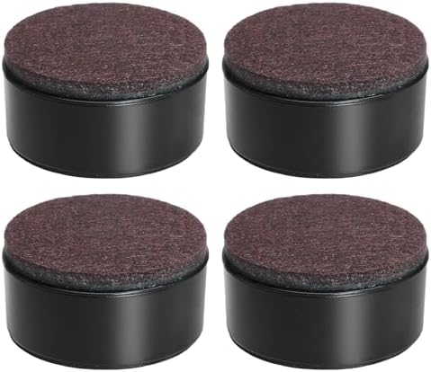 Felt Riser Kit 4 Pcs Self-Adhesive Furniture Bed Risers, Round Heavy Duty Carbon Steel ...