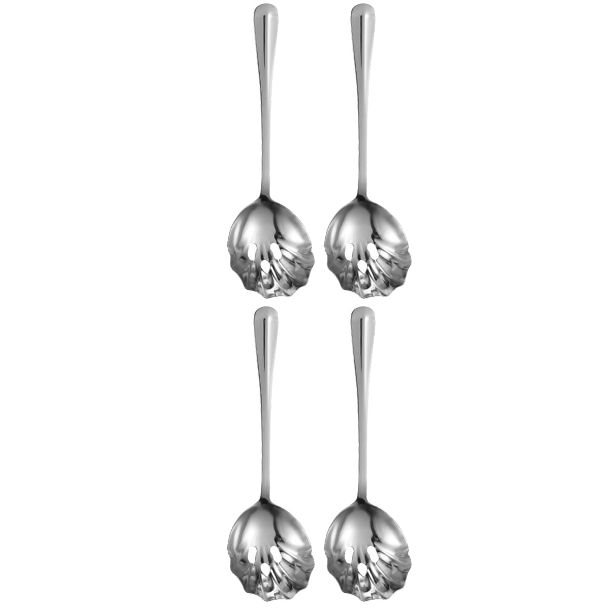 4 Pcs Serving Slotted Spoons Foot Slotted Spoon Serving Utensils