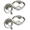 thumbnail image 1 of 4 Pcs Set Funnel for Wide and Regular Jars Useful Stainless Steel Wide Mouth Canning Funnel Large Mouth Funnels, 1 of 8