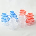 thumbnail image 1 of 4 Pcs/Set Miniature Storage Box Transparent with Lid Small And Three-dimensional Mini Exquisite Decorative Ornament Entertainment No Rough Edge Mini Storage Box Dollhouse Accessories, 1 of 8