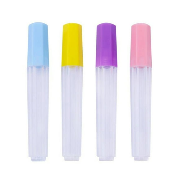 4 Pcs Sewing Needle Container Plastic Pin Bottle Beads Button Container Clear Sewing Needle Storage Tube
