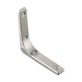 thumbnail image 1 of 4 Pcs Shelf Bracket Triangular Support Shelf Support Furniture Wall Mount Bracket L Shaped Stainless Steel Fixed Connector, 1 of 6