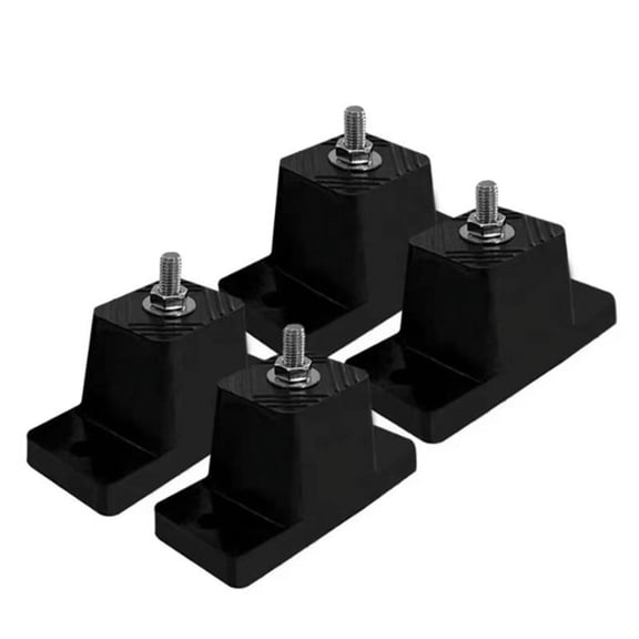 4 Pcs Shock-Proof Foot Base Cushion Outdoor Air Conditioning Bracket Cushion Thickened Non-Slip Base Foot Rubber Pads