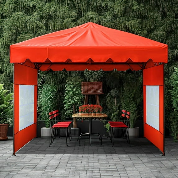 4 Pcs Sidewall for 10 x 10 Canopy with Window - Outdoor Camping Picnic Tent Accessories