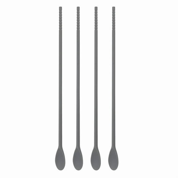 4 Pcs Silicone Coffee Stir Spoons 11Inch Dual-Ended Long Cooking Chopsticks Multipurpose Mixing Spoon & Stirrer Sticks