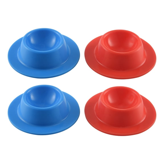 4 Pcs Silicone Egg Cups In Modern Design Holders Set Serving Kitchen Boiled Eggs Breakfast(Random Color)