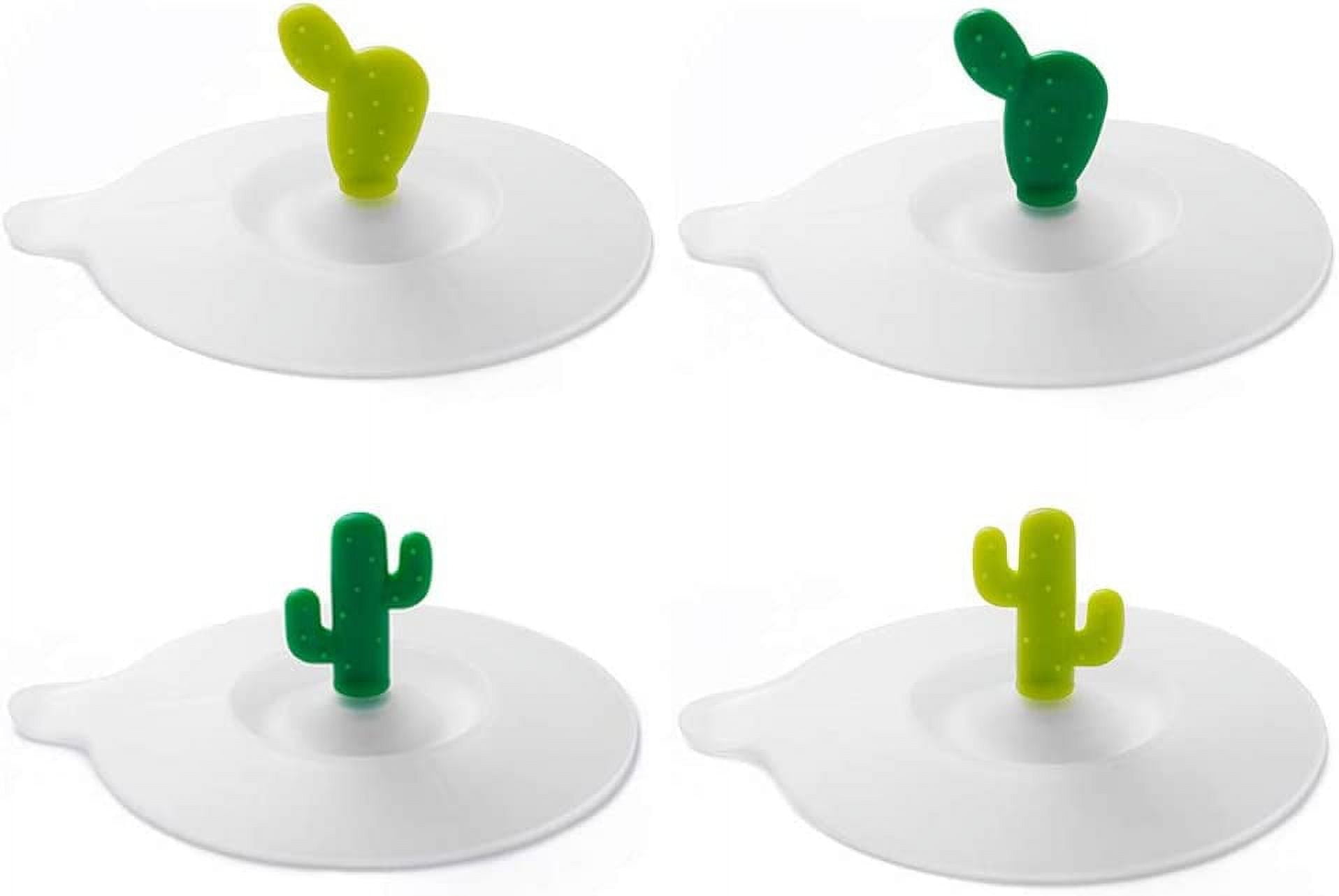 4 Pcs Silicone Glass Cup Covers, Reusable Antidust Cup Cover, Food