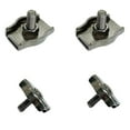 thumbnail image 1 of 4 Pcs Simplex Single Bolt Wire Rope Clips,T304 Stainless Steel for 1/8" Wire Cable, 1 of 10
