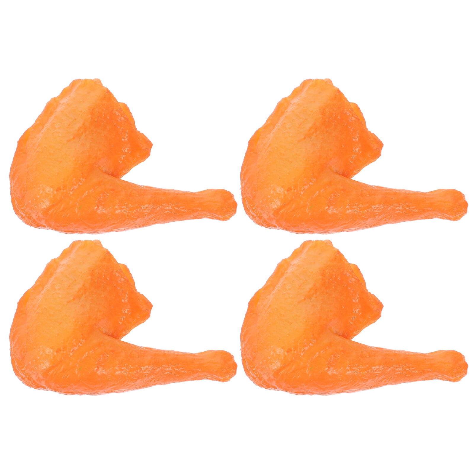 4 Pcs Toy Chicken Thighs Toys Fried Drumstick Imitation Meat