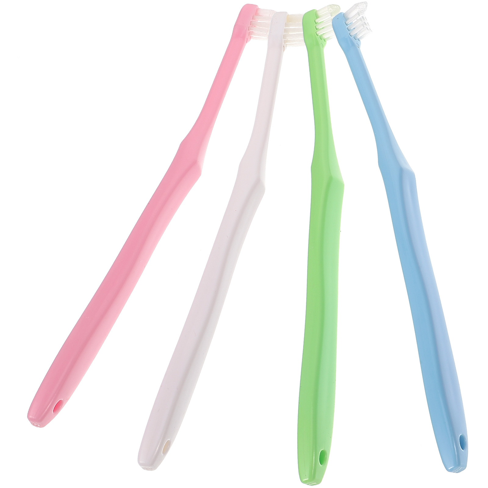 4 Pcs Singlebeam Orthodontic Toothbrush Oral Toothbrush Dental