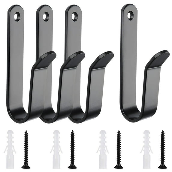 4Pcs Snowboard Wall Mount Clips, Horizontal Skateboard Wall Mount,Snowboard Display Stand for Room, Garage