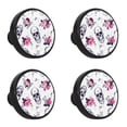 thumbnail image 1 of 4 Pcs Skull Knobs for Kitchen Cabinet Cupboard Dresser Bookcase Drawer Pulls Handles Round Home Decor, 1 of 5