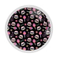 thumbnail image 1 of 4 Pcs Skull Knobs for Kitchen Cabinet Cupboard Dresser Bookcase Drawer Pulls Handles Round Home Decor, 1 of 5