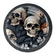 thumbnail image 1 of 4 Pcs Skull Knobs for Kitchen Cabinet Cupboard Dresser Bookcase Drawer Pulls Handles Round Home Decor, 1 of 8