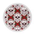 thumbnail image 1 of 4 Pcs Skull Knobs for Kitchen Cabinet Cupboard Dresser Bookcase Drawer Pulls Handles Round Home Decor, 1 of 5