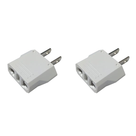 Small Power Plan 4 Pcs Small European To Us Plug Adapter,White Europe To Usa Travel ...