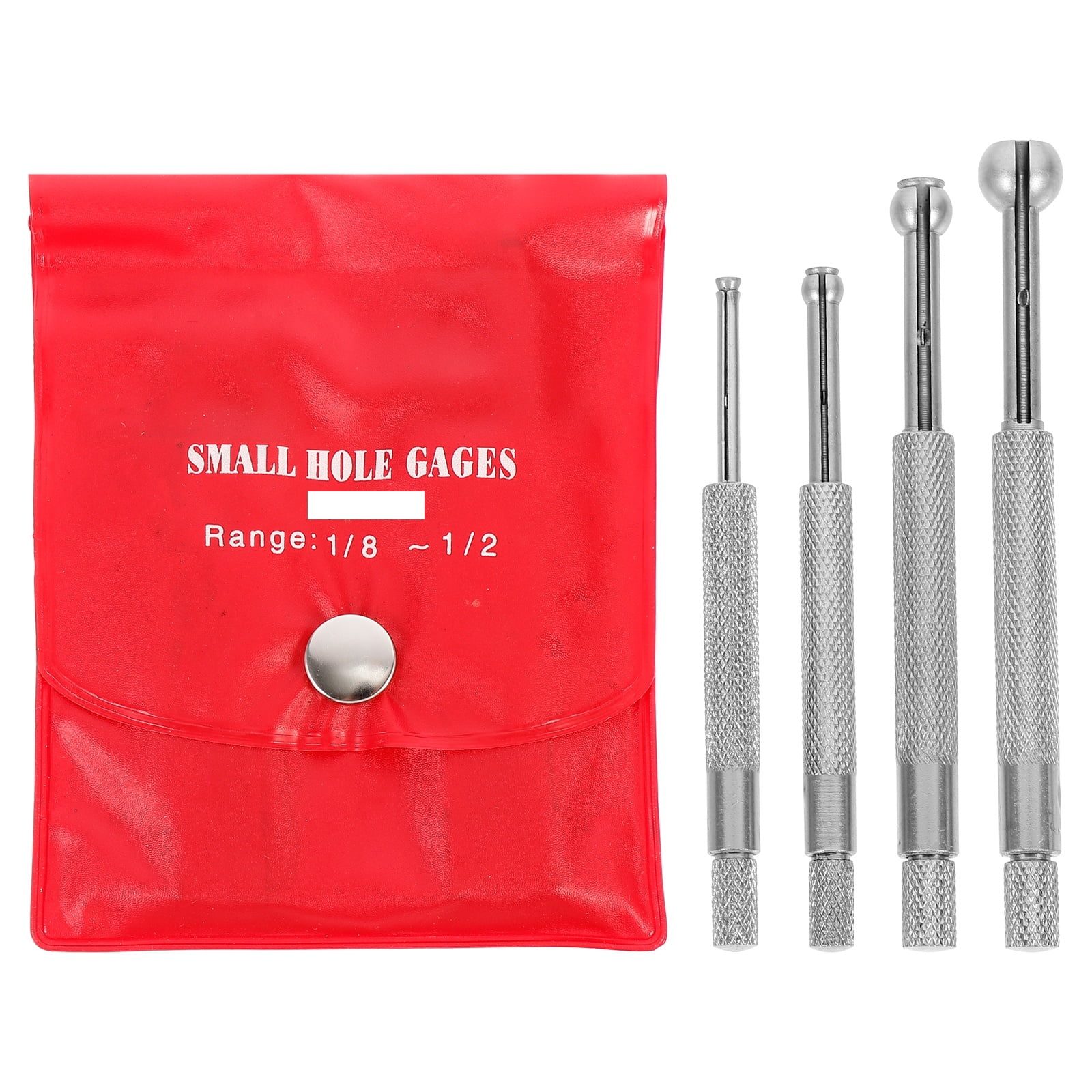 4 Pcs Small Hole Measuring Gauge Inside Hole Gage Gauge Tool Hardened