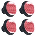 thumbnail image 1 of 4 Pcs Snowflakes Knobs for Kitchen Cabinet Cupboard Dresser Bookcase Drawer Pulls Handles Round Home Decor, 1 of 5