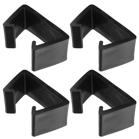 4-Pack Black Sofa Sectional Connectors for Couch Assembly and Furniture Decoration, and Easy to Install