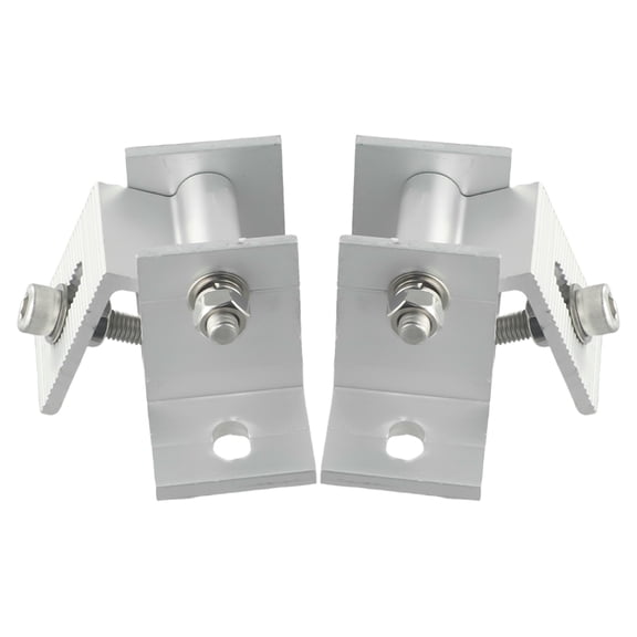 4 Pcs Solar Panel Mounting Angle Bracket Module Brackets PV Mounting Adjustable Bracket Roof Flat Photovoltaic Support