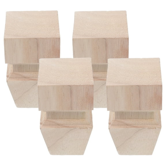 4 Pcs Solid Wood Furniture Accessories Furniture Legs Sofa Feet Small Table Legs