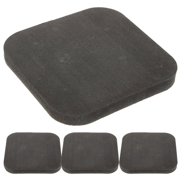 4 Pcs Sound Insulation Mat Floor Pads for Gym Treadmill Mats Carpet Rubber Equipment Exercise Fitness
