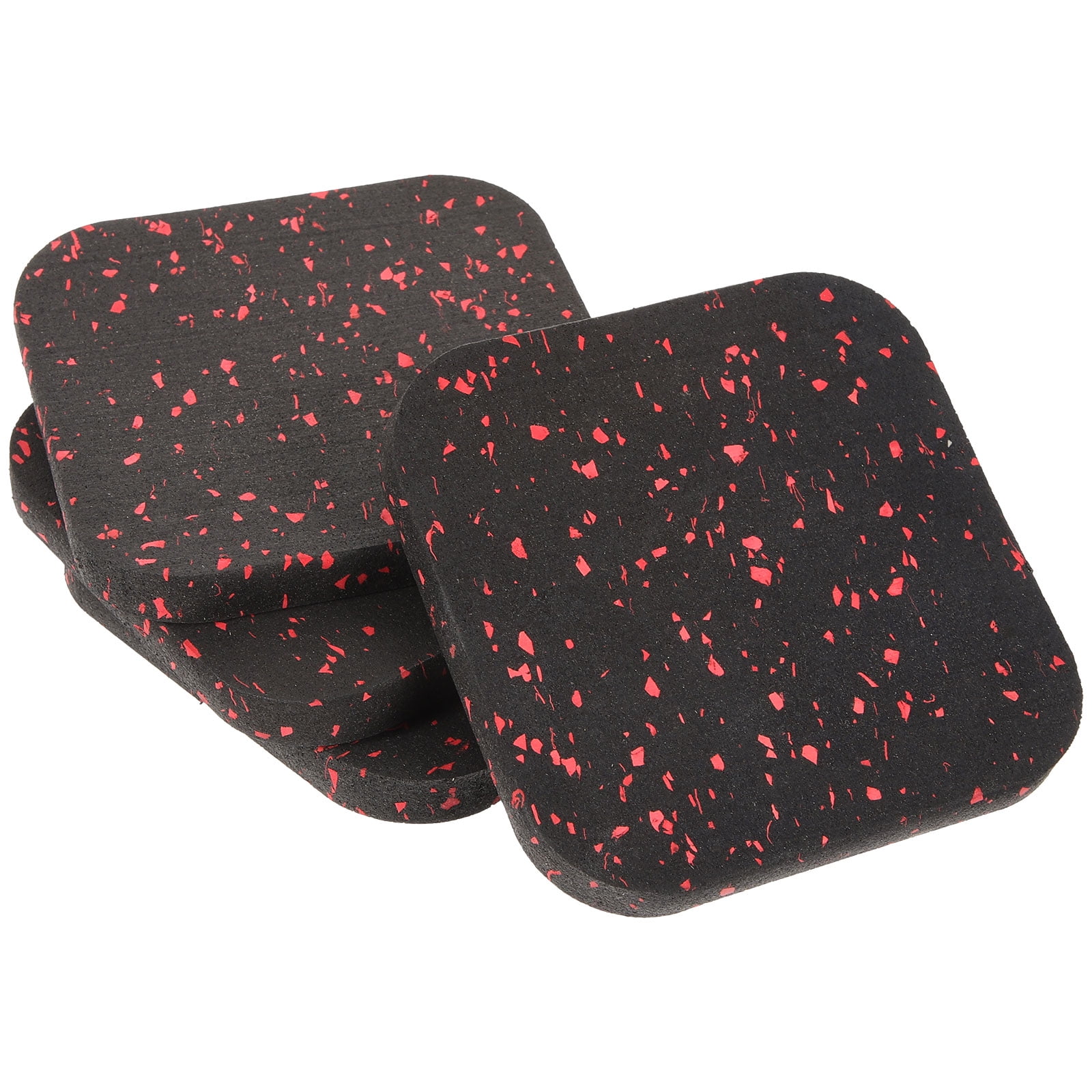 4 Pcs Sound Insulation Mat Treadmill for Hardwood Floors Rubber Mats Gym Bar Rug Carpet Exercise Equipment Fitness Walmart