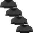 thumbnail image 1 of 4 Pcs Soundproofing Anti-skid Wheel Retainer Couch Furniture Office Rubber Coasters Limiter, 1 of 6