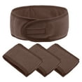 thumbnail image 1 of Unique Bargains 4 Pcs Spa Headband Soft Women Hair Bands for Face Washing Bath Facial Mask Yoga Brown, 1 of 7