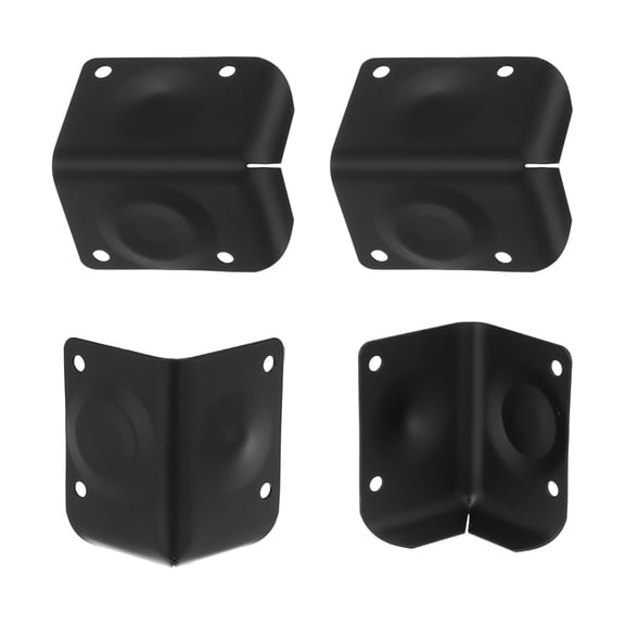 Uxcell 4Pcs Speaker Cabinet Corners Protector 51x50x74mm Metal Stackable Guard Wrap Angle Case Edge Box Protection for Stage DJ Audio Sound Case