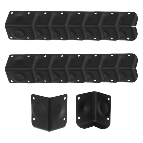 Uxcell 16Pcs Speaker Cabinet Corners Protector 51x50x74mm Metal Stackable Guard Wrap Angle Case Edge Box Protection for Stage DJ Audio Sound Case