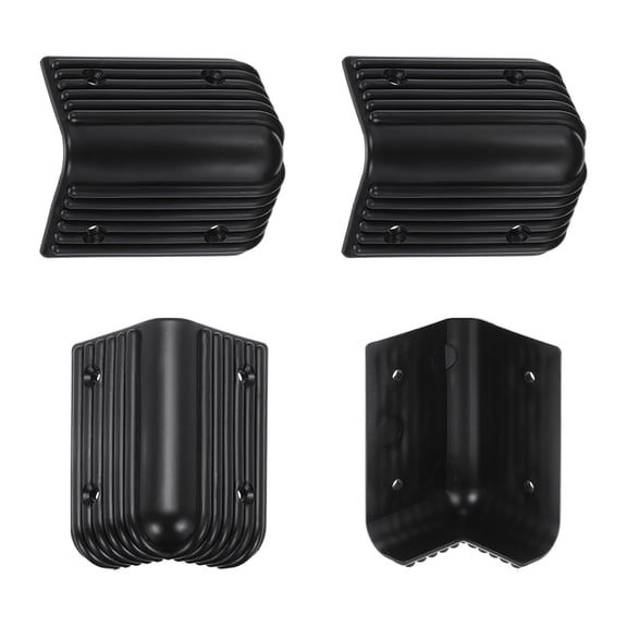 4 Pcs Speaker Cabinet Corners Protector 40x40x79mm Plastic Stackable Guard Wrap Angle Case Edge Box Protection