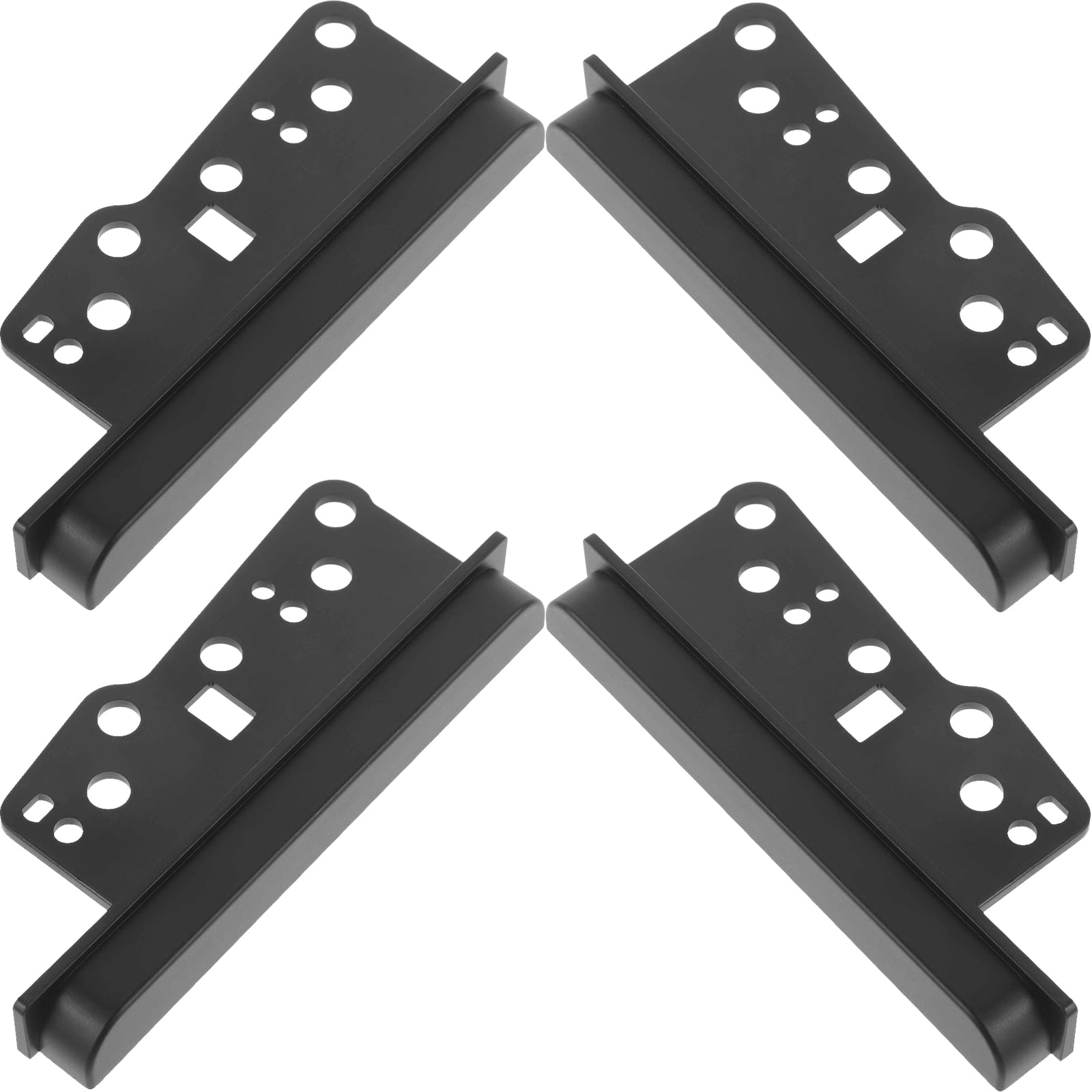 4 Pcs Speakers Harness Car Radio Installation Kit Double Din Dash Kit