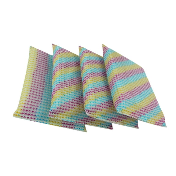4 Pcs Sponge for Dish Washing Scouring Pad Sponge Scrubber Scrub Sponge Soft Sponge Sponge Scouring Pads