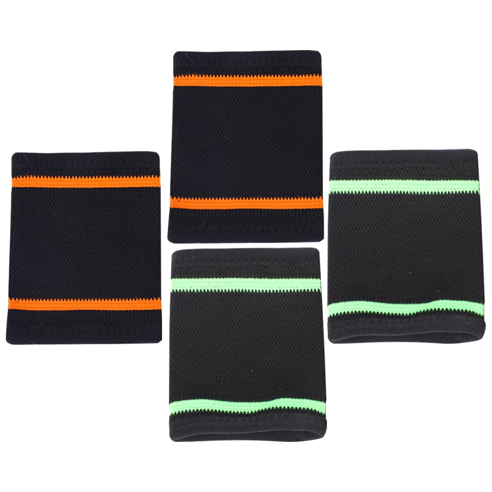 4 Pcs Sports Wristband Accesorios Para Gym Set Equipment Elastic Support Lifting Straps Elasticity Fitness Fabric
