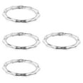 4 Pcs Spring Coil Bag Circle Snap Luggage Ring Open Rings for Bag Snap