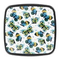 thumbnail image 1 of 4 Pcs Square Cabinet Handle Cupboard Knob Drawer Pulls Handle Blue Butterflies Drawer Knobs with Screws Furniture Decoration, 1 of 7