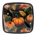 thumbnail image 1 of 4 Pcs Square Cabinet Handle Drawer Pulls Pumpkin Knobs with Screws Furniture Office Cabinet Knob Decoration, 1 of 7