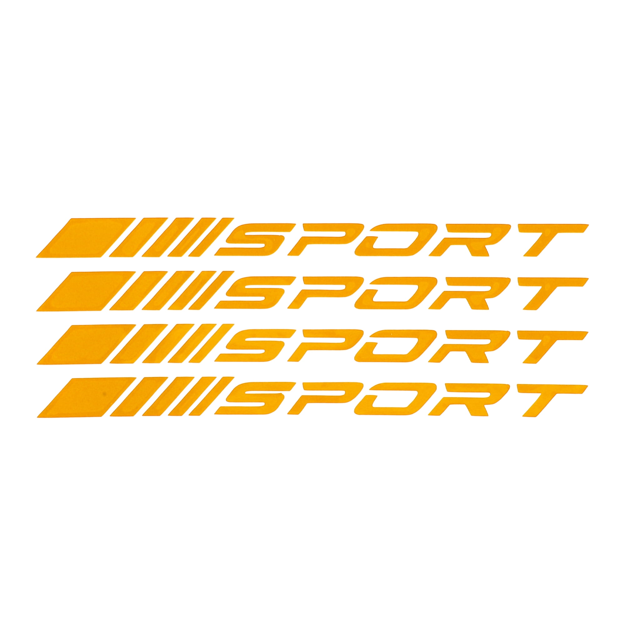 Yellow Square Rim 4 Pcs Square Wheel Rim Decal Stripe Reflective Wheel Decals Stickers ...