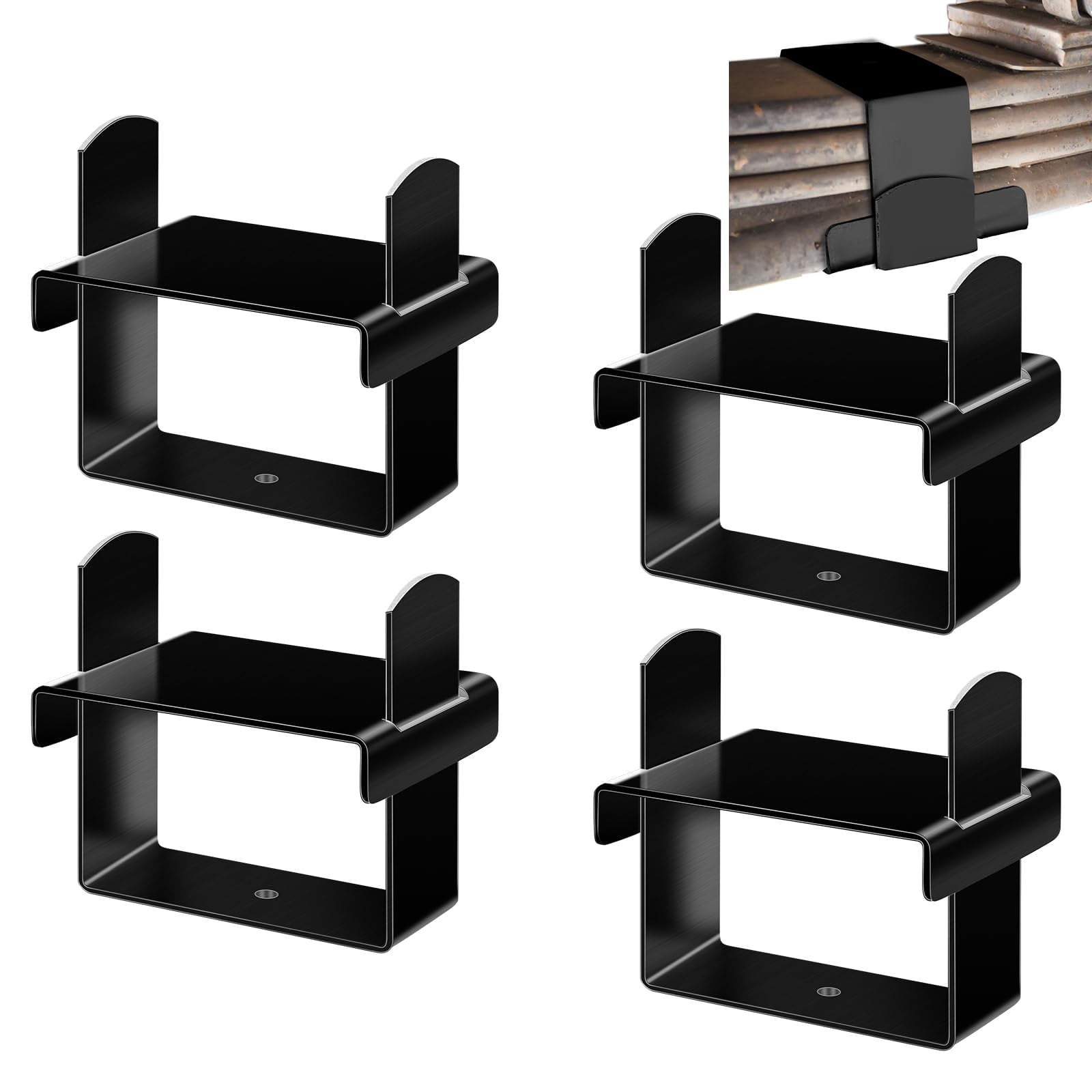 4 Pcs Stainless Steel 2.5” Wide Leaf Spring Clamp Kit, Leaf Spring Bend ...