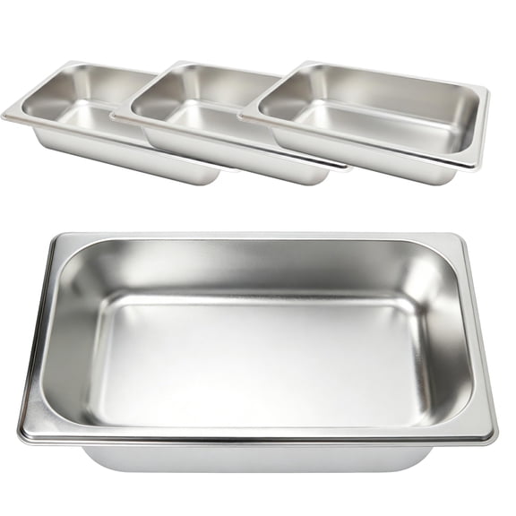 4 Pcs Stainless Steel Bread Loaf Pans, 9.5 x 5.5 Inch Baking Pans for Bread, Loaf, Casseroles and Vegetables, Heavy Duty Bakeware, Dishwasher Safe