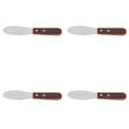 thumbnail image 1 of 4 Pcs Stainless Steel Butter Knife,Butter Spreader With Wood Handle,7.87 Inch Cheese Condiment Knives Set,Multipurpose Butter Spreader Knife For Kitchen Restaurant, Kitchen Gadgets,(4 PCS,7.87 in), 1 of 7