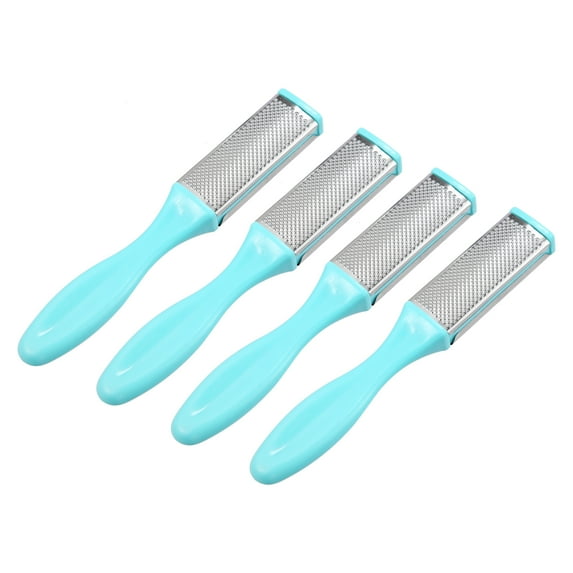 4 Pcs Stainless Steel Dual Sided Feet Care Tool Foot Rasp File Nordic Blue