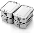 thumbnail image 1 of Stainless Steel Leakproof Bento Boxes 4 Count, 1 of 13