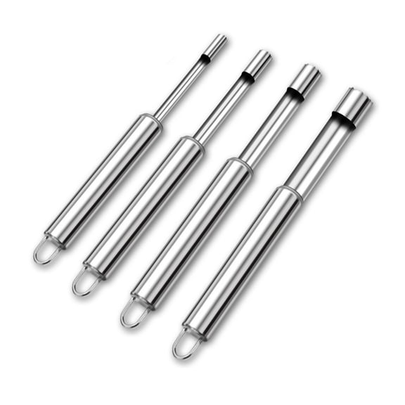 4 Pcs Stainless Steel Fruit Corer Pitter Pear Remover Cutter Kitchen Gadgets Home Vegetable Tool Fruit Pit Remover