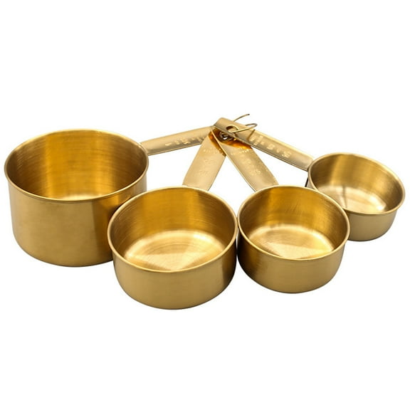 4 Pcs Stainless Steel Measuring Spoon Tablespoon Measure Spoons Cup Magnetic Cups
