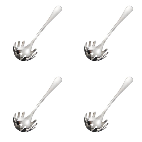 4 Pcs Stainless Steel Pasta Spoon, Spaghetti Spoons Server, Spaghetti ...